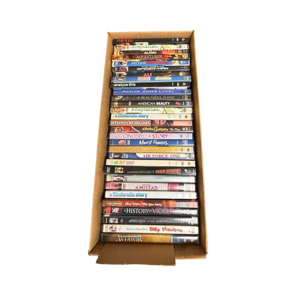 Mixed Brand DVD Movie Lot Unisex OS Multicolor Media Y2K Plastic Workwear